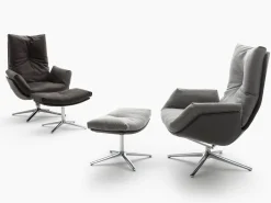 Online COR dia Lounge Draaifauteuil Grijs