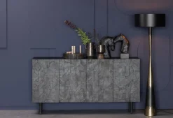 Best WOOOD Counter Dressoir Zwart