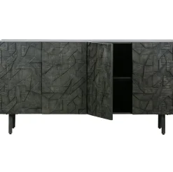 Best WOOOD Counter Dressoir Zwart