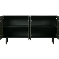 Best WOOOD Counter Dressoir Zwart