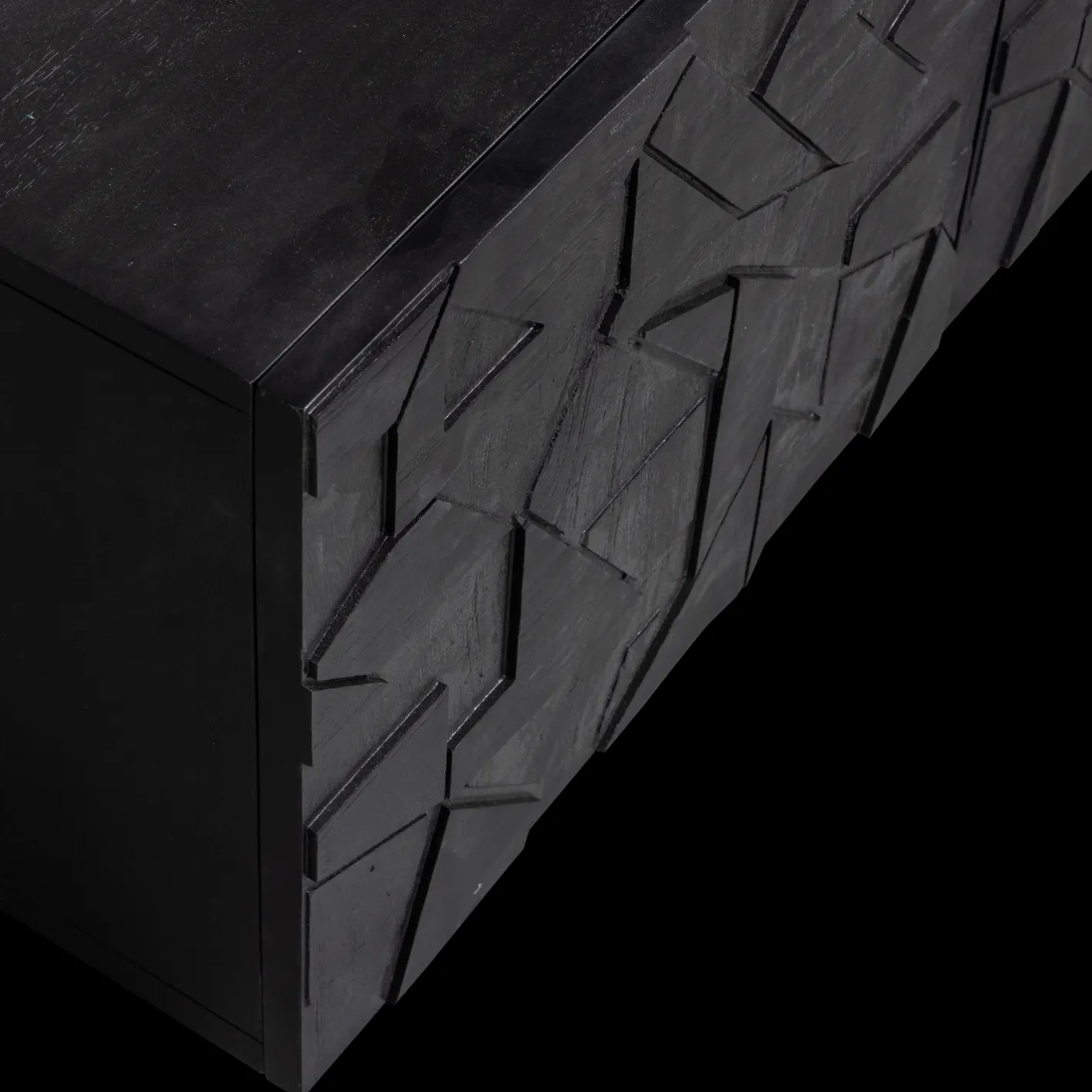 Outlet WOOOD Counter Tv-meubel Black