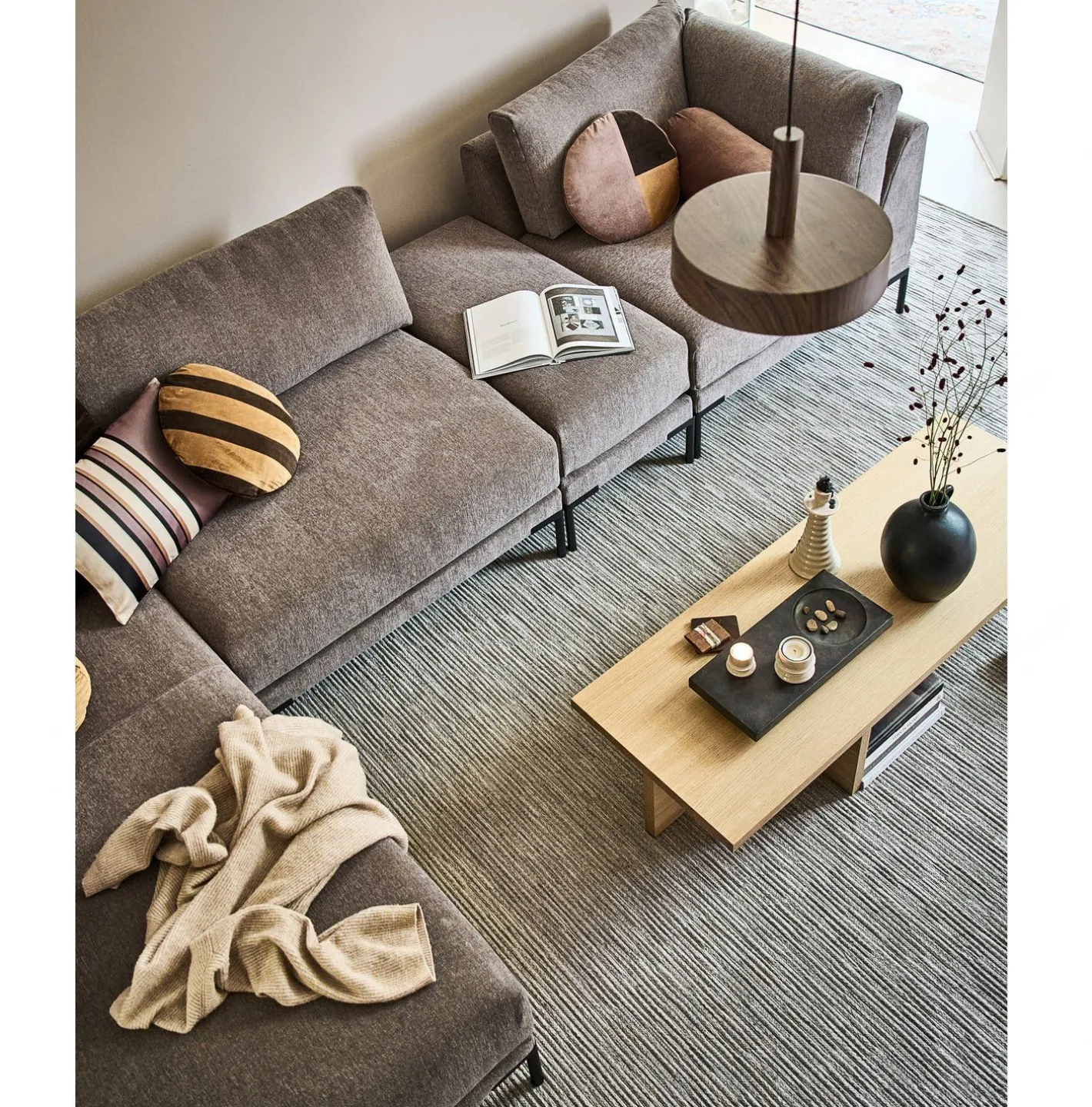 Sale vtwonen Couple Hoek Elementenbank Taupe