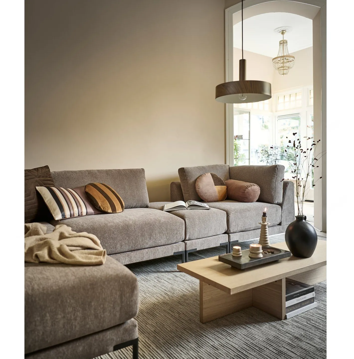 Sale vtwonen Couple Hoek Elementenbank Taupe