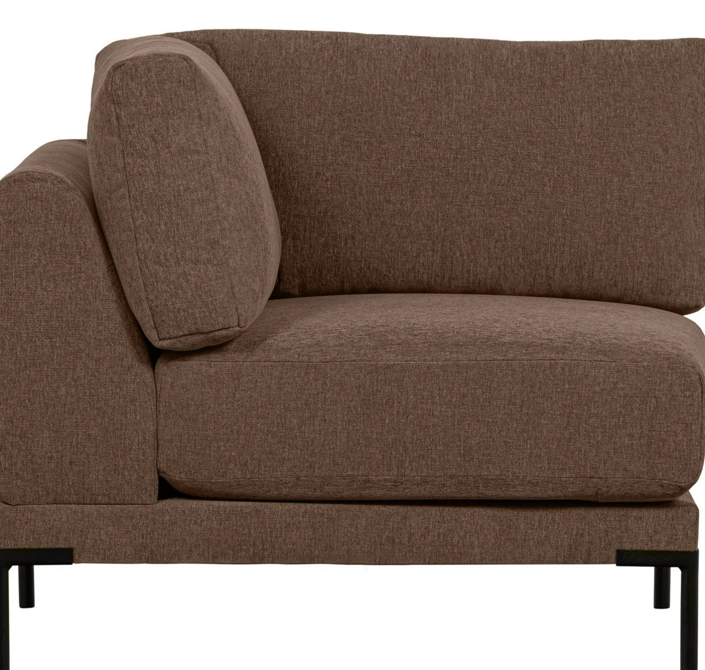 Outlet vtwonen Couple Hoek Elementenbank Chocolate Brown