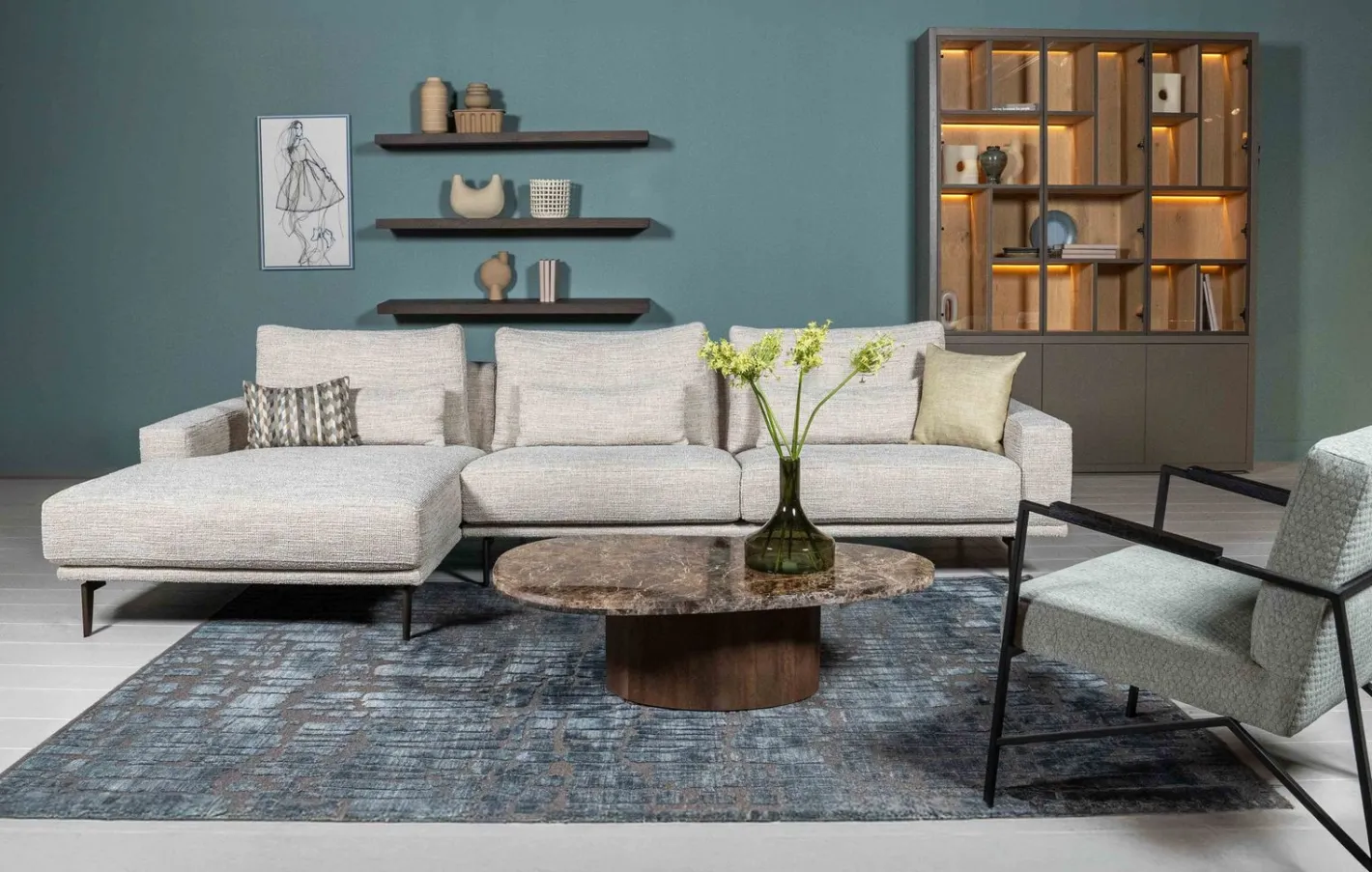 Hot Eijerkamp Collectie Croft Hoekbank Beige
