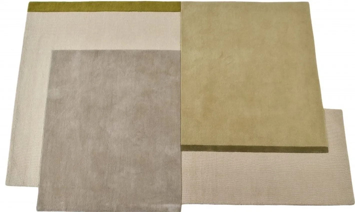 Discount Montèl Cubes Vloerkleed Grey, Green