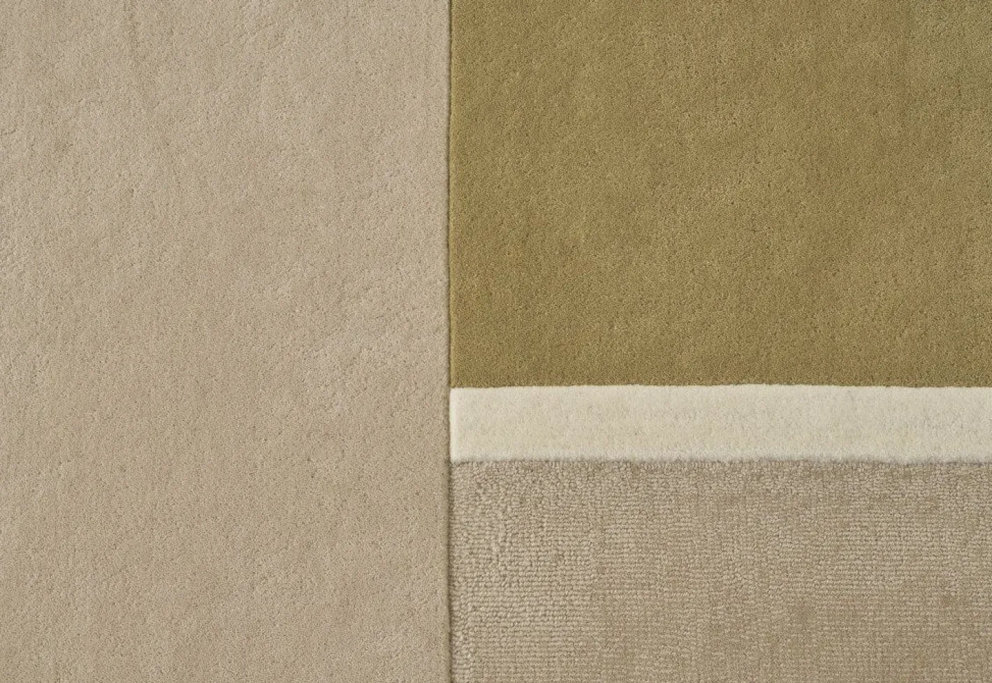 Online Montèl Cubes Vloerkleed Beige, Mustard