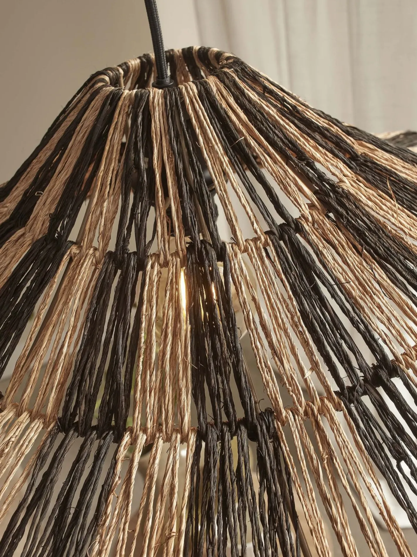 Best Good&Mojo Cuzco Hanglamp Black, Natural