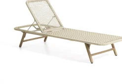 Clearance Kave Home Dandara Ligstoel Ecru