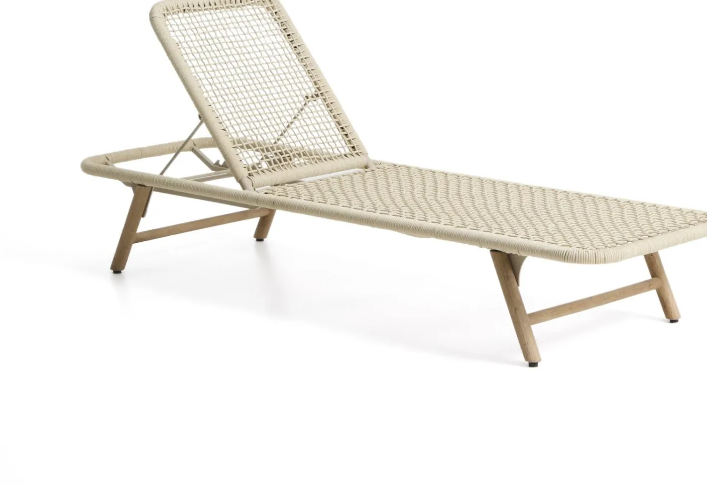 Clearance Kave Home Dandara Ligstoel Ecru