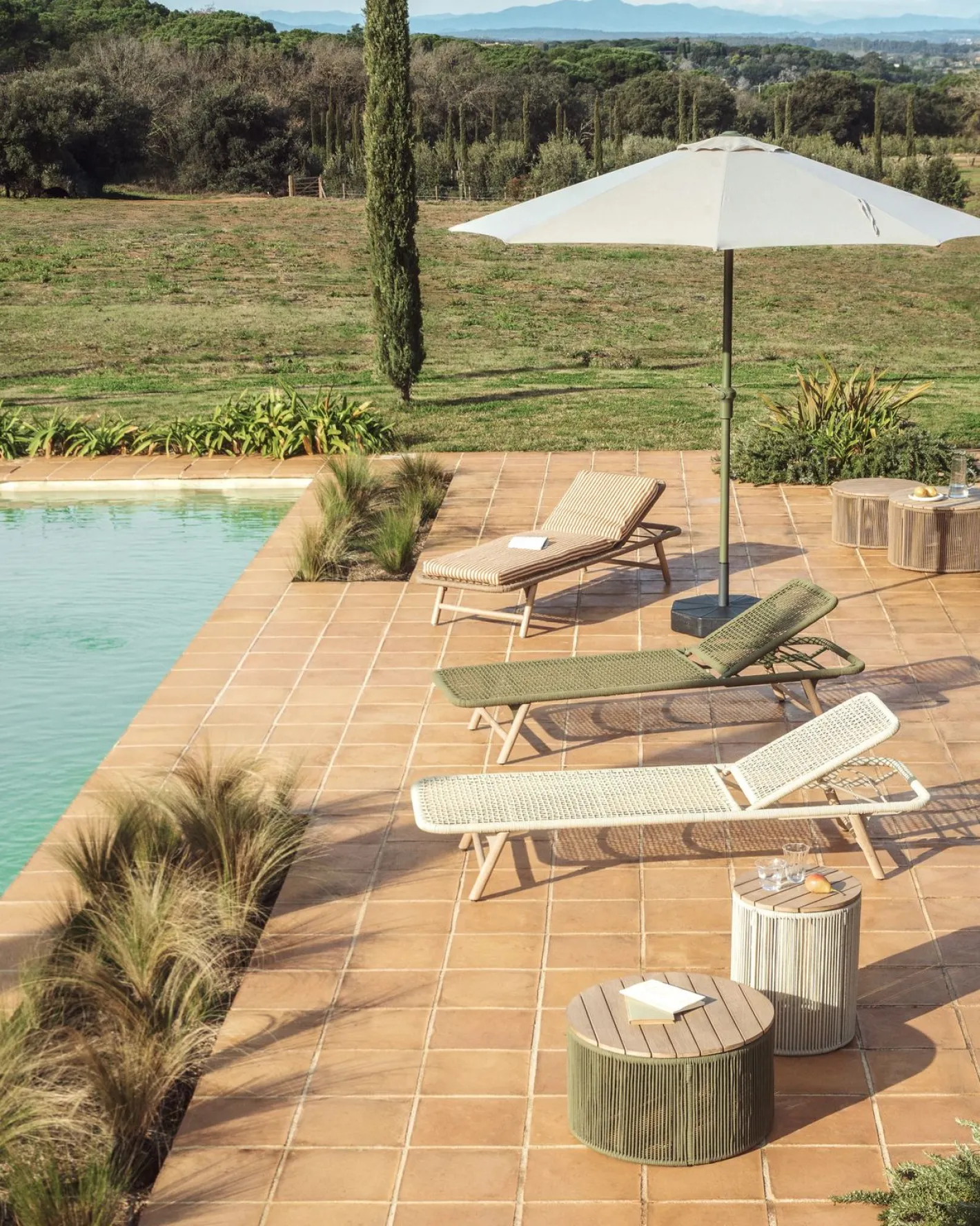 Clearance Kave Home Dandara Ligstoel Ecru