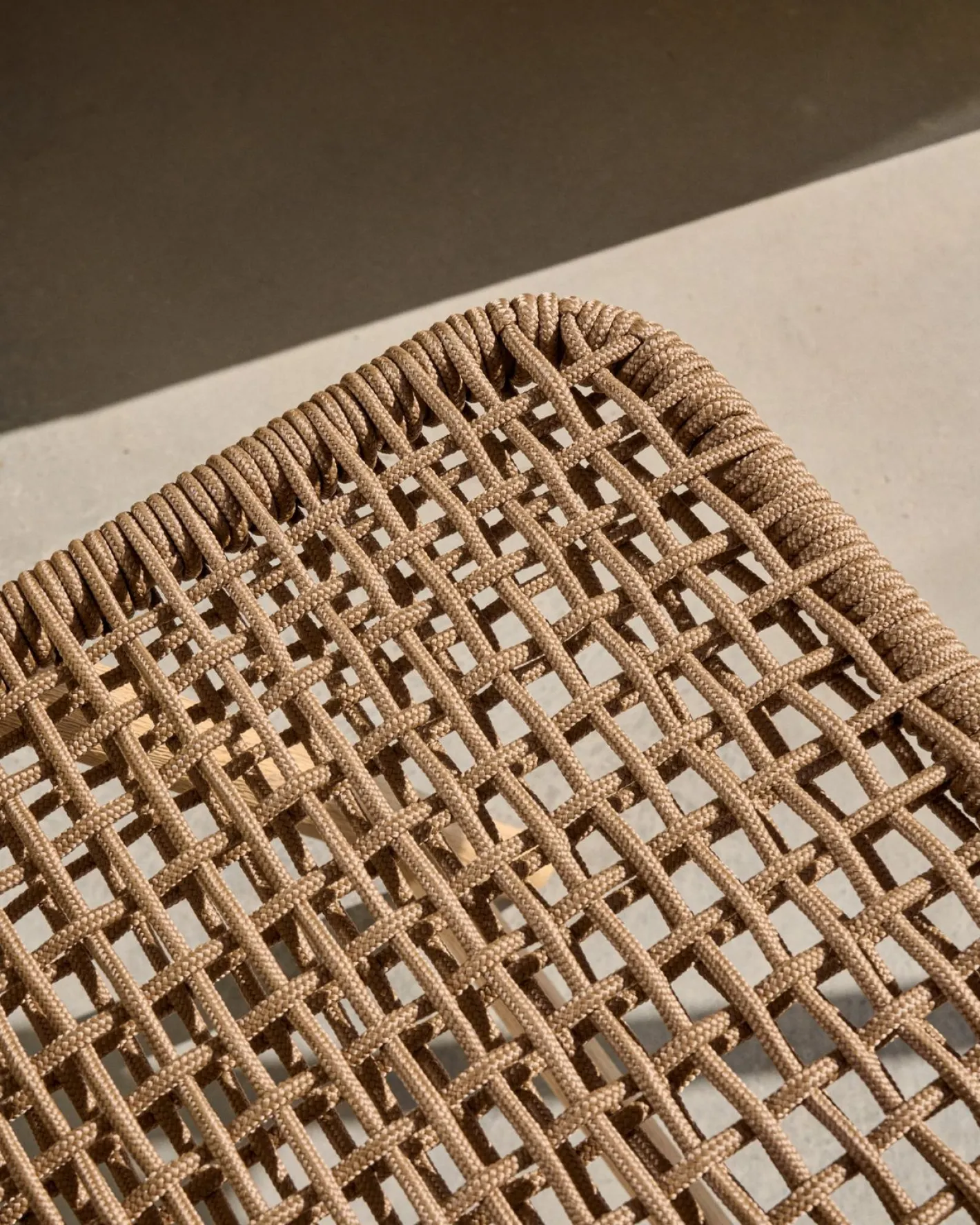 Clearance Kave Home Dandara Tuinstoel Bruin, Naturel
