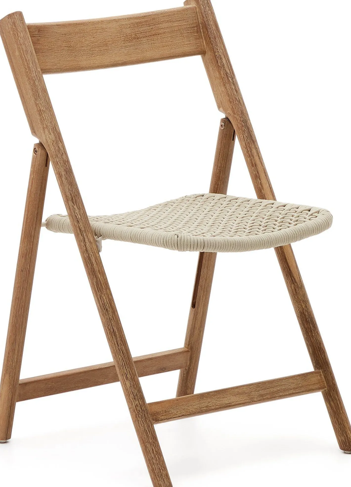 Clearance Kave Home Dandara Tuinstoel Wit, Naturel