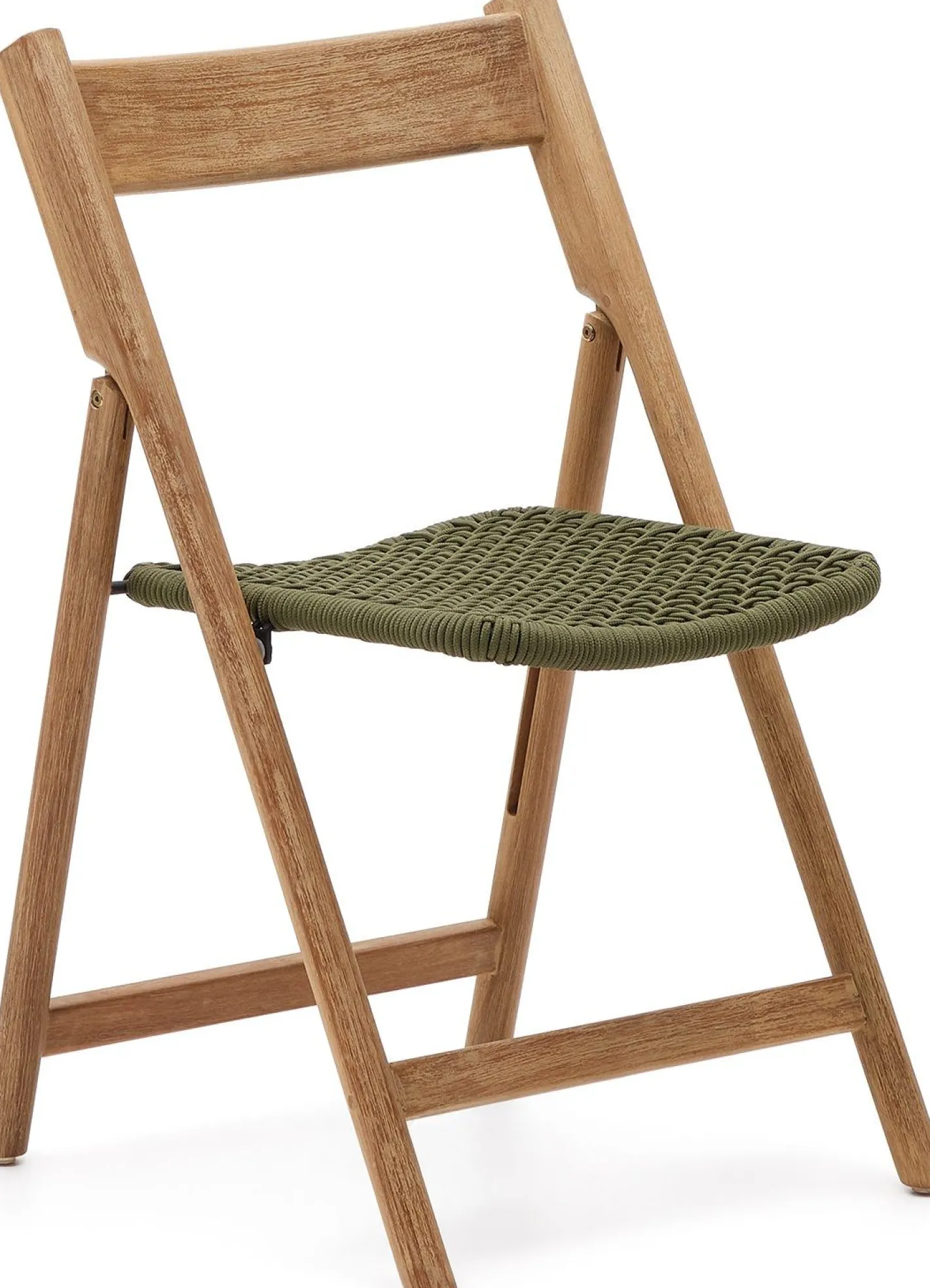 Online Kave Home Dandara Tuinstoel Groen, Naturel