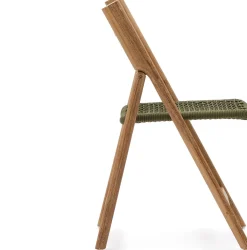 Online Kave Home Dandara Tuinstoel Groen, Naturel