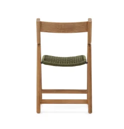 Online Kave Home Dandara Tuinstoel Groen, Naturel