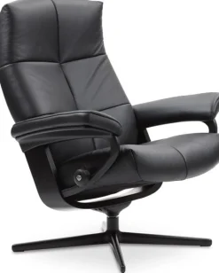 New Stressless David Relaxfauteuil + Hocker Dark Mushroom