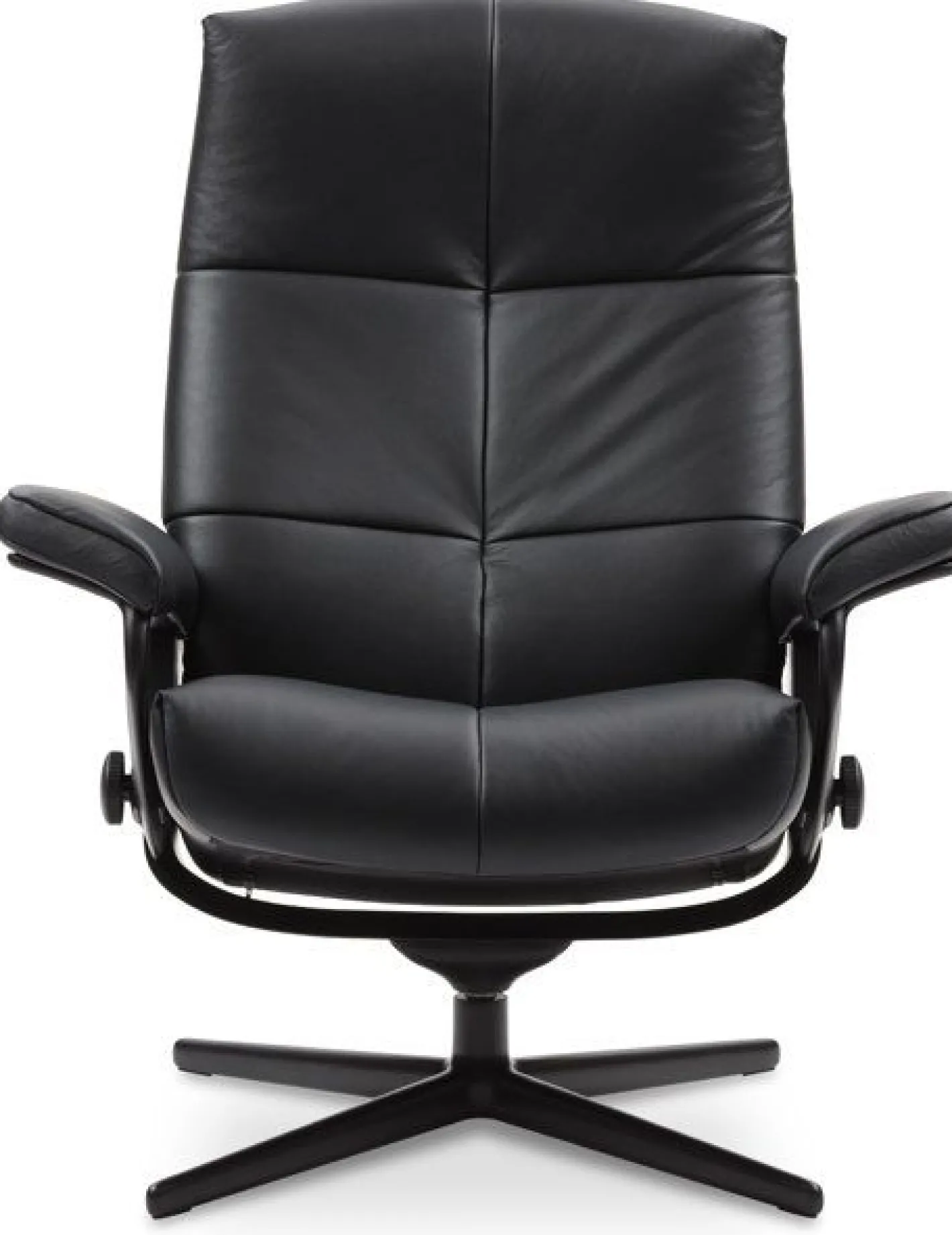 New Stressless David Relaxfauteuil + Hocker Dark Mushroom