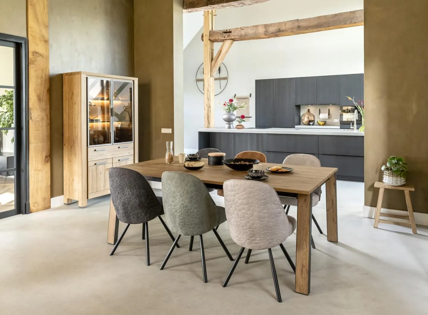 Henders en Hazel Delmonte Eettafel Naturel