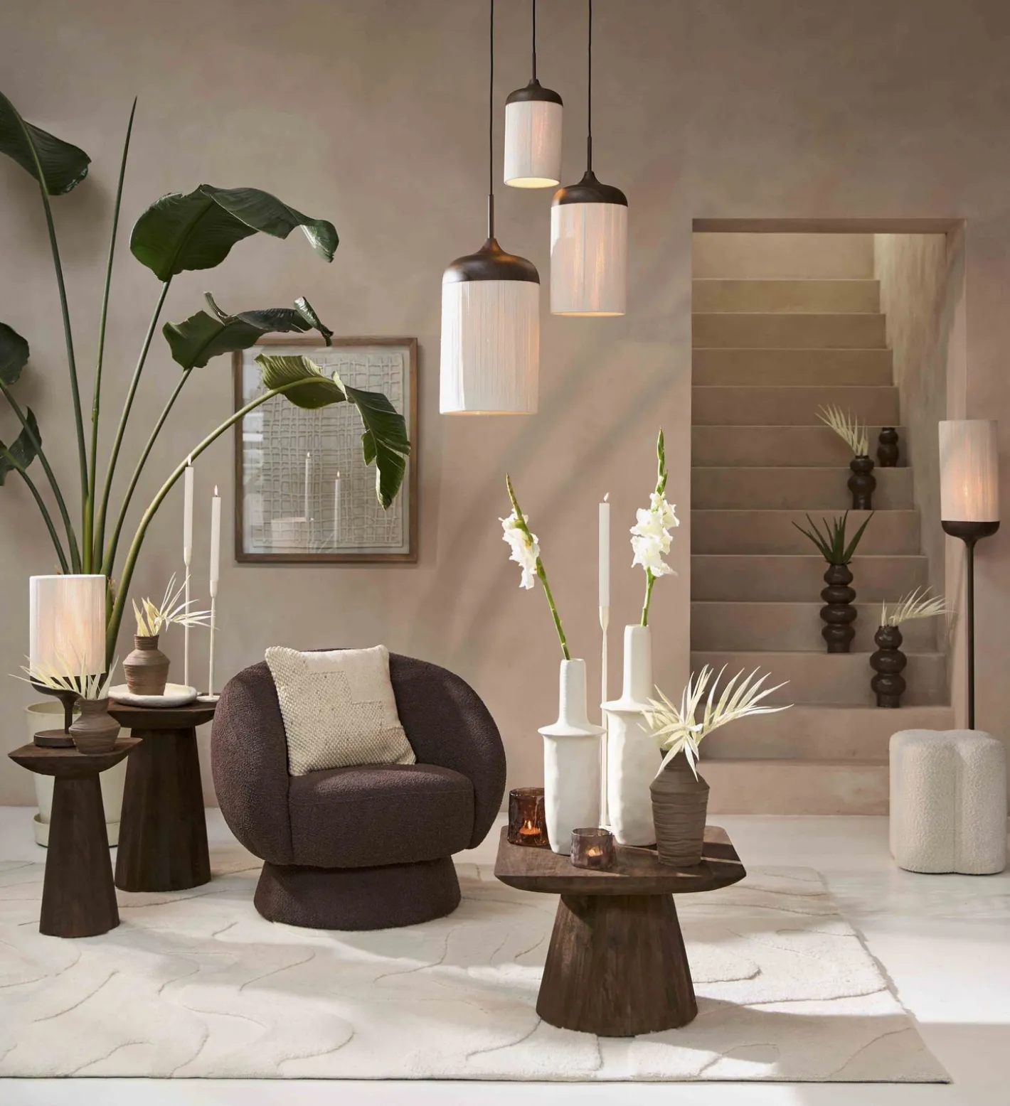 Outlet Trendhopper Denia Tafellamp Bruin