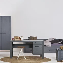 Discount WOOOD Dennis 2-deurs Opbergkast Steel Grey