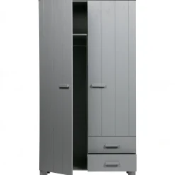 Outlet WOOOD Dennis Opbergkast Concrete Grey