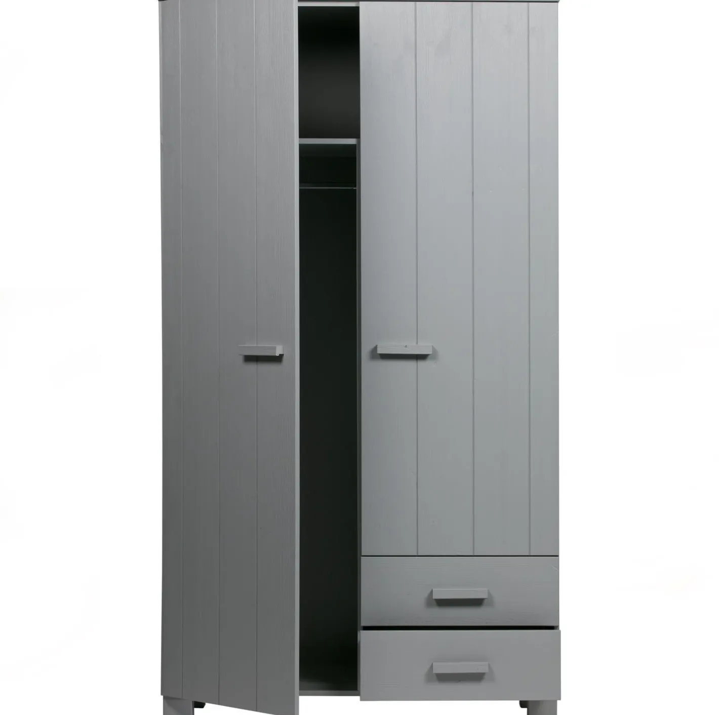 Outlet WOOOD Dennis Opbergkast Concrete Grey
