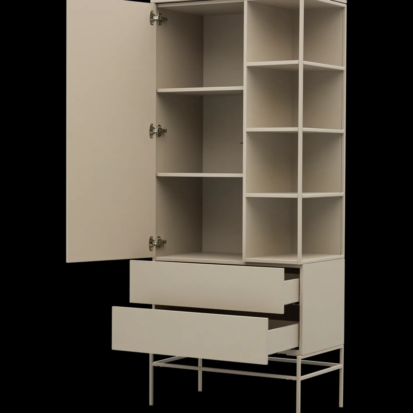 Discount Trendhopper Deva Wandkast Stonegrey