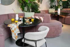 Discount Eijerkamp Collectie Devin Eetkamerbank Antraciet