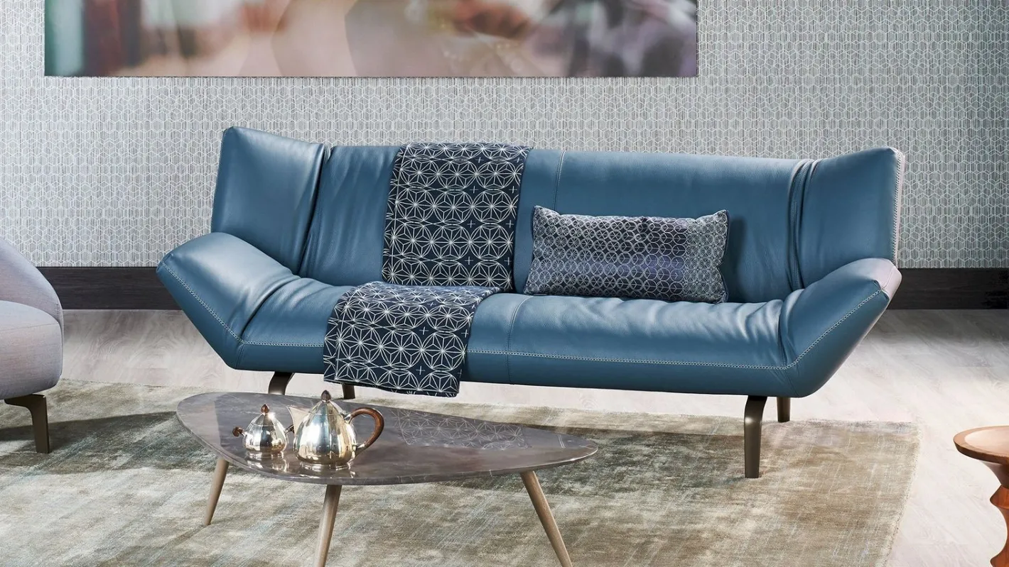 Best Leolux Devon Bank blauw