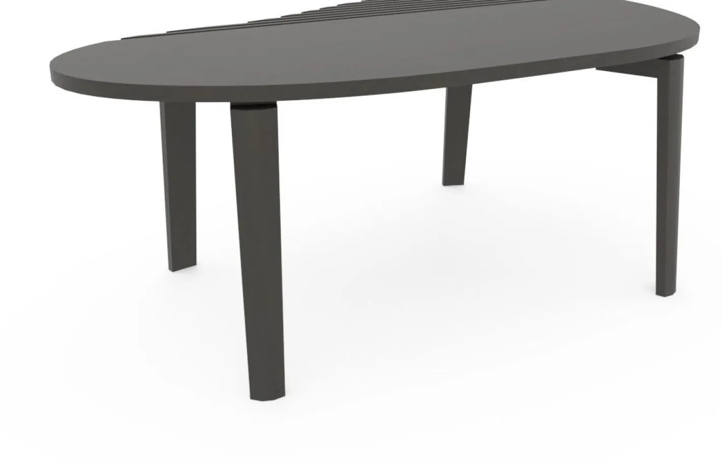 Outlet Eijerkamp Collectie Diamond Rib Salontafel Grizzly Brown Mat