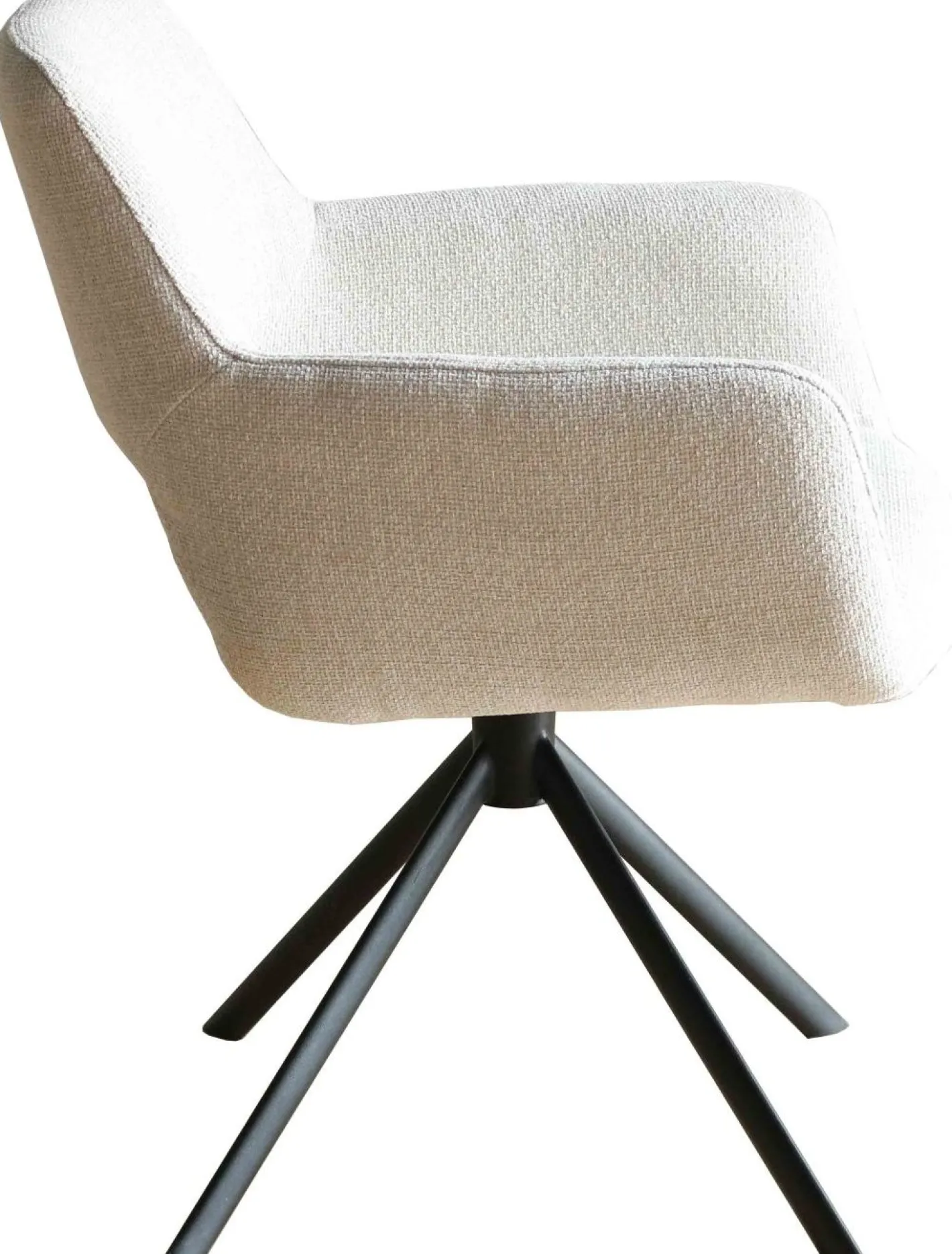 New Eijerkamp Collectie Dima Eetkamerstoel Beige, Black