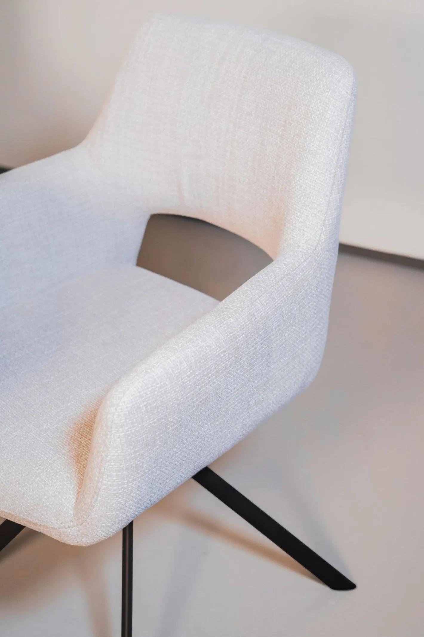 New Eijerkamp Collectie Dima Eetkamerstoel Beige, Black
