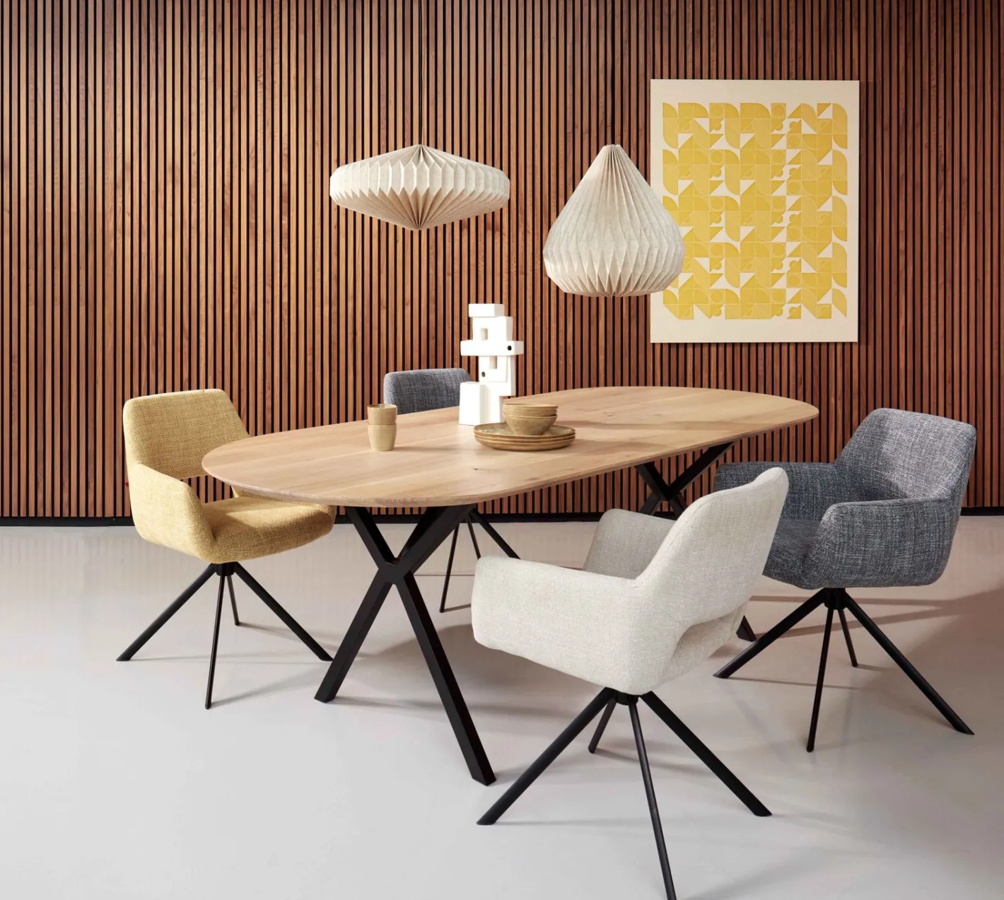 Clearance Eijerkamp Collectie Dima Eetkamerstoel Grey