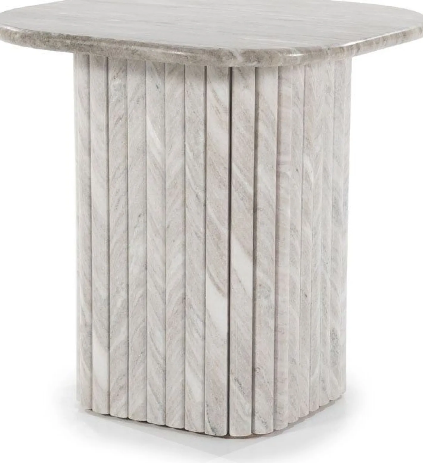 Clearance By Boo Dorique Bijzettafel Wit, Grijs