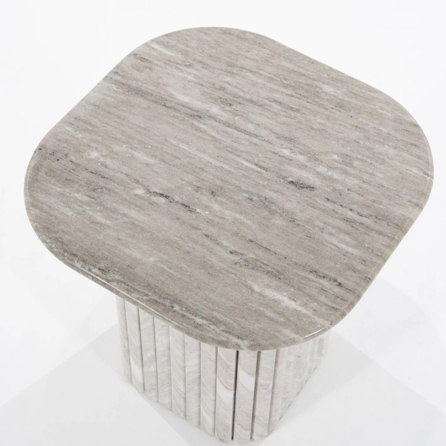 Clearance By Boo Dorique Bijzettafel Wit, Grijs