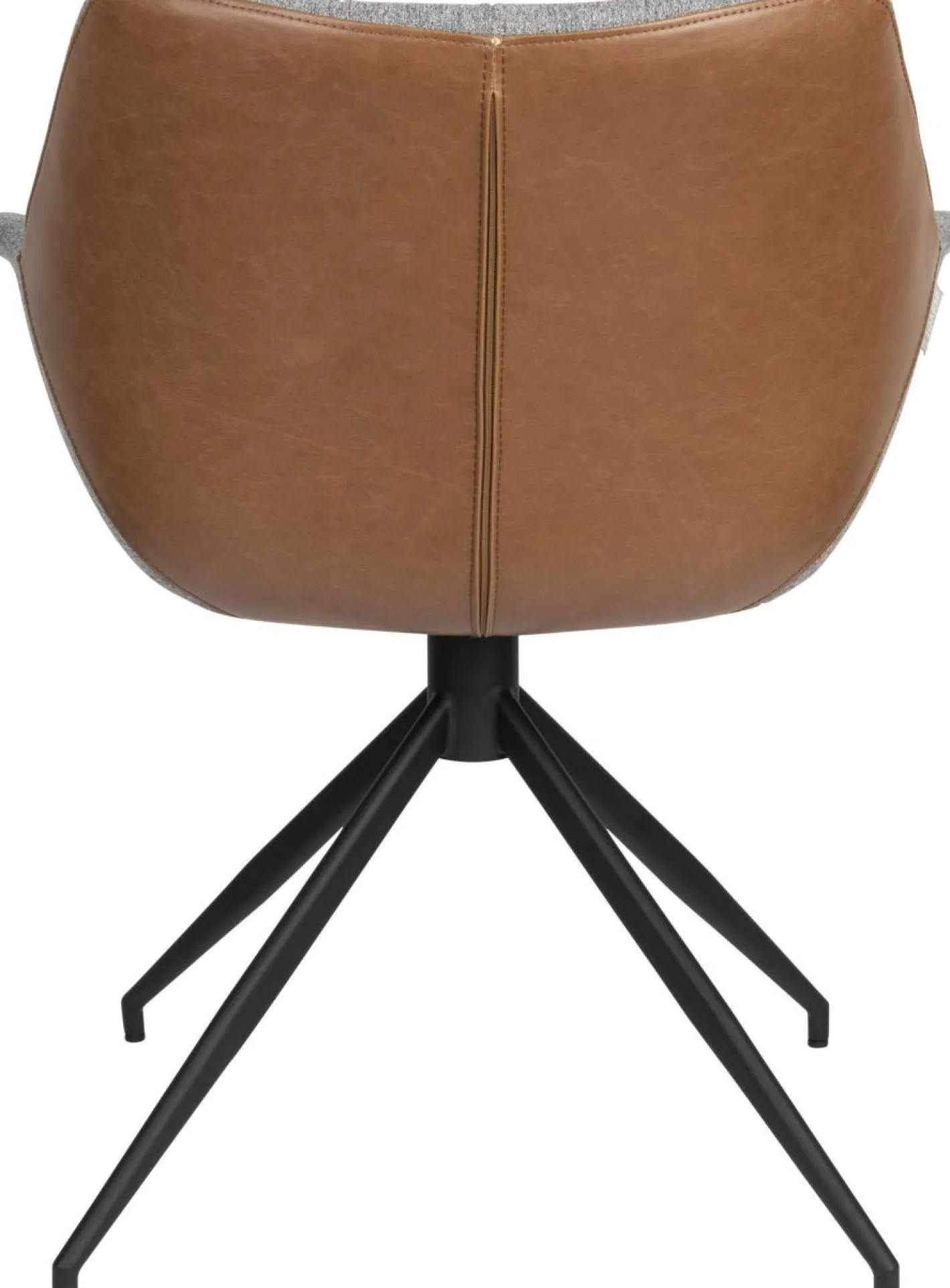 Outlet Zuiver Doulton Swivel (set van 2) Armstoel Vintage Brown