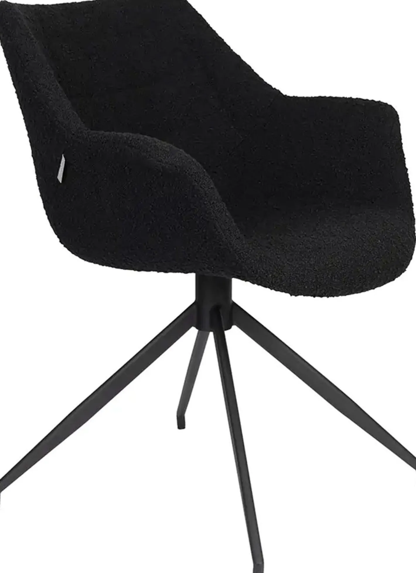 New Zuiver Doulton Swivel (set van 2) Armstoel Black