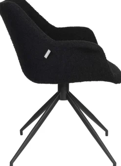 New Zuiver Doulton Swivel (set van 2) Armstoel Black