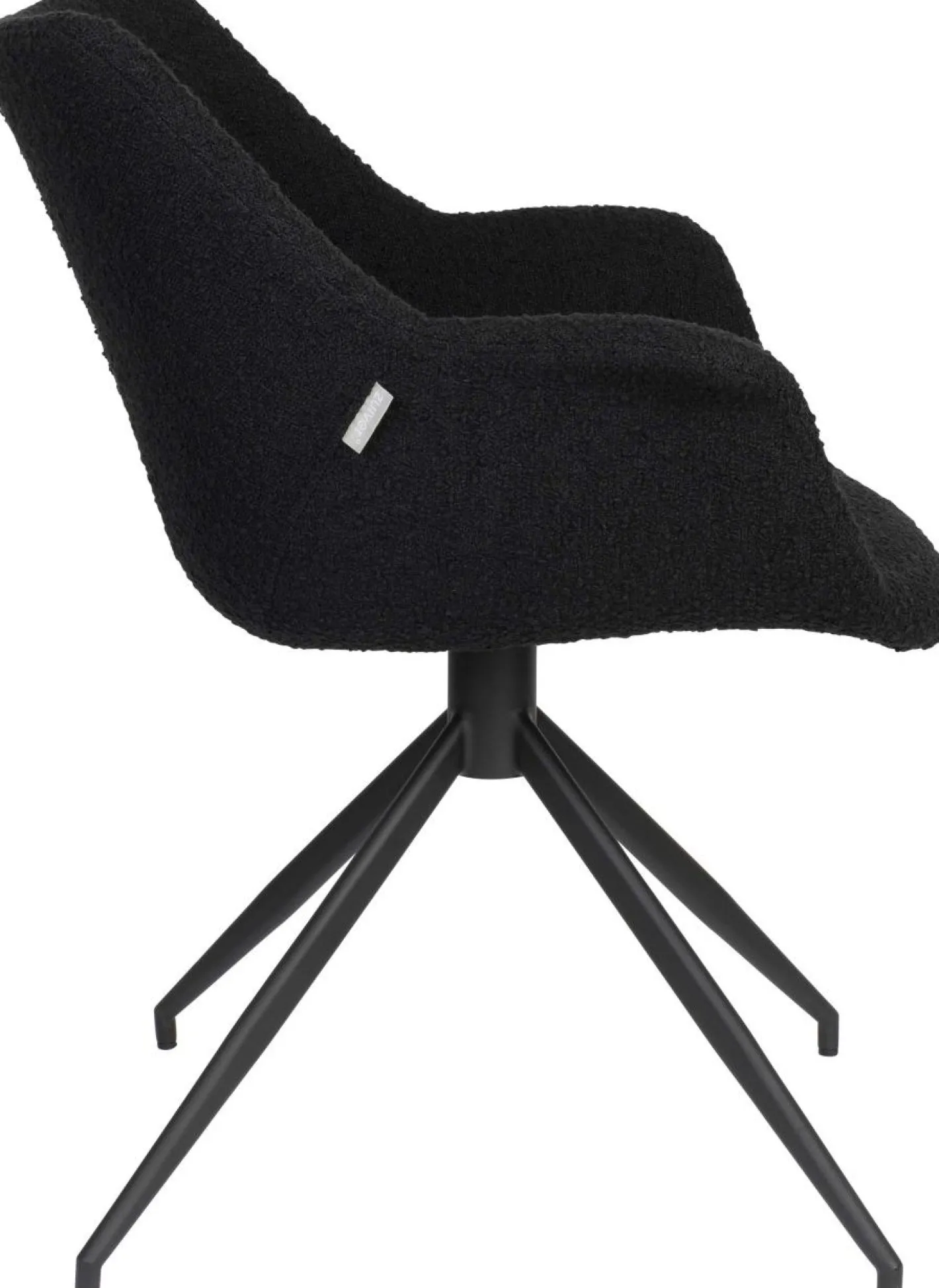 New Zuiver Doulton Swivel (set van 2) Armstoel Black