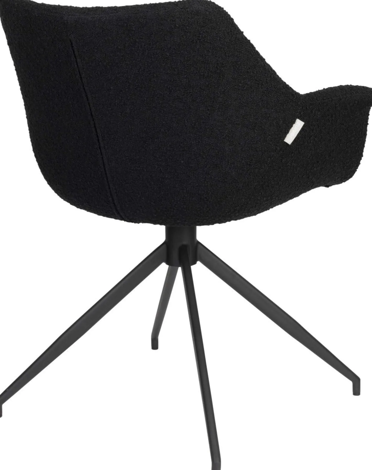 New Zuiver Doulton Swivel (set van 2) Armstoel Black