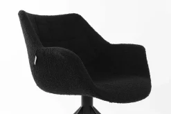New Zuiver Doulton Swivel (set van 2) Armstoel Black