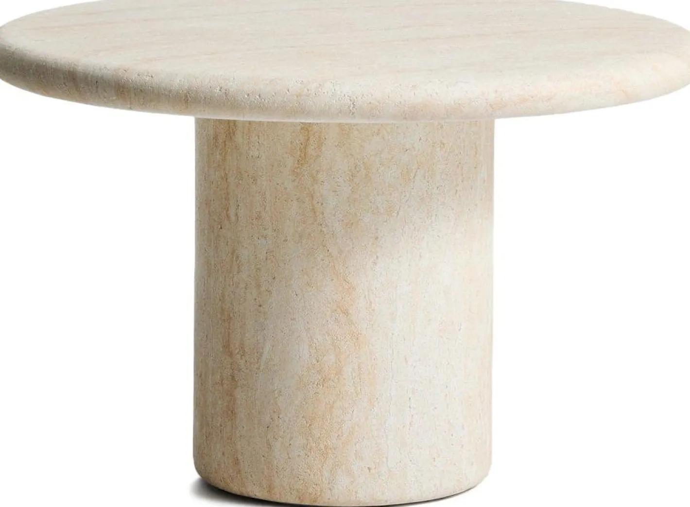 Kave Home Drasi Outdoor Eettafel Beige, Wit, Ecru