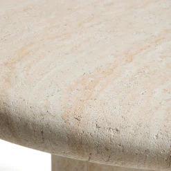 Kave Home Drasi Outdoor Eettafel Beige, Wit, Ecru