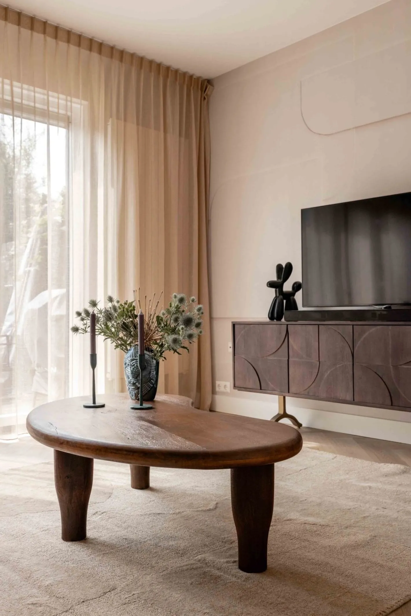 Clearance WOOOD Draw Dressoir Walnut