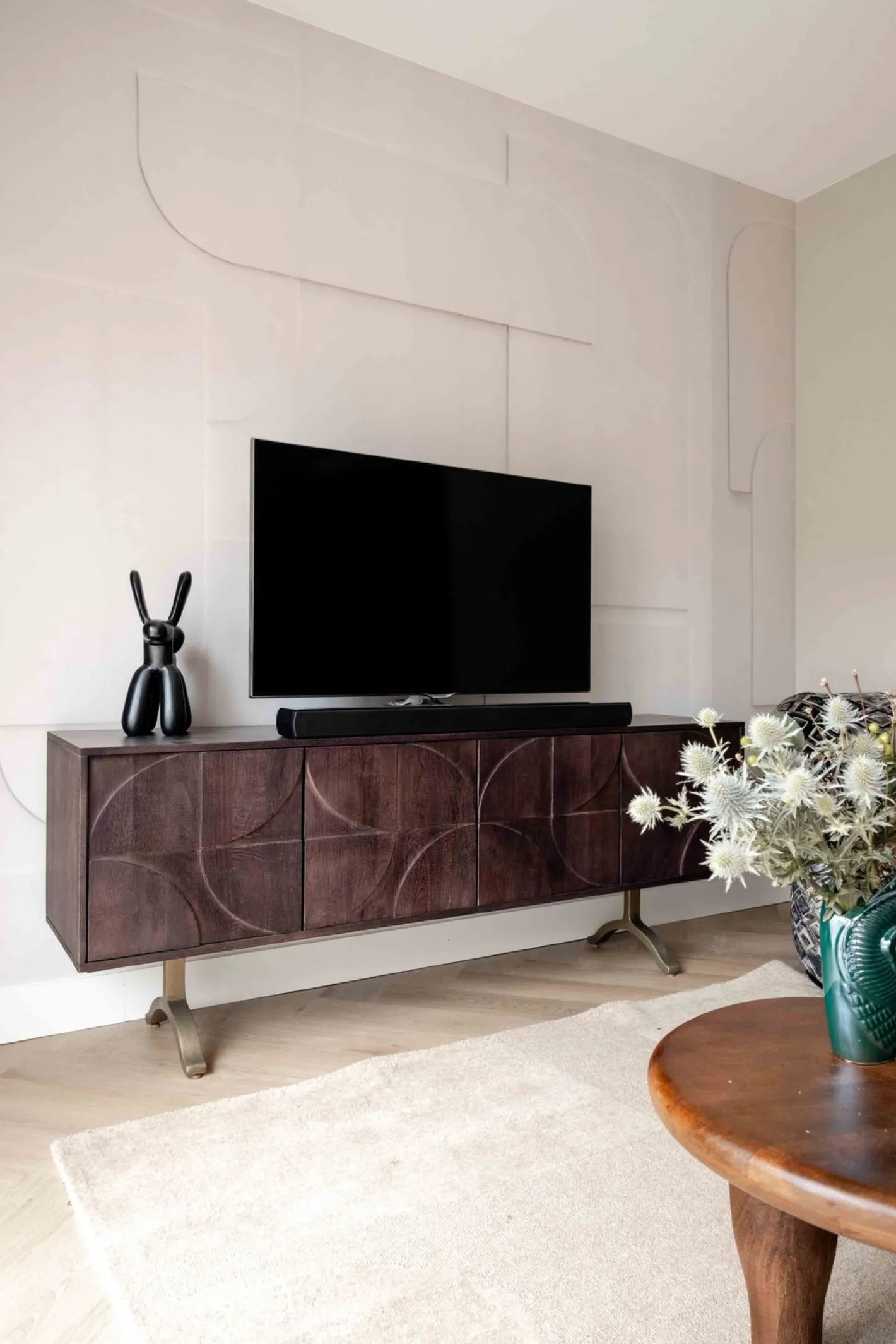 Clearance WOOOD Draw Dressoir Walnut