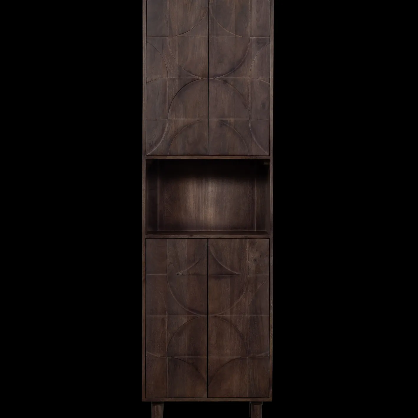 Hot WOOOD Draw Opbergkast Walnut