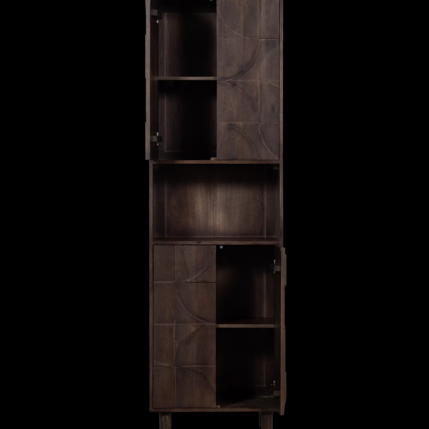 Hot WOOOD Draw Opbergkast Walnut