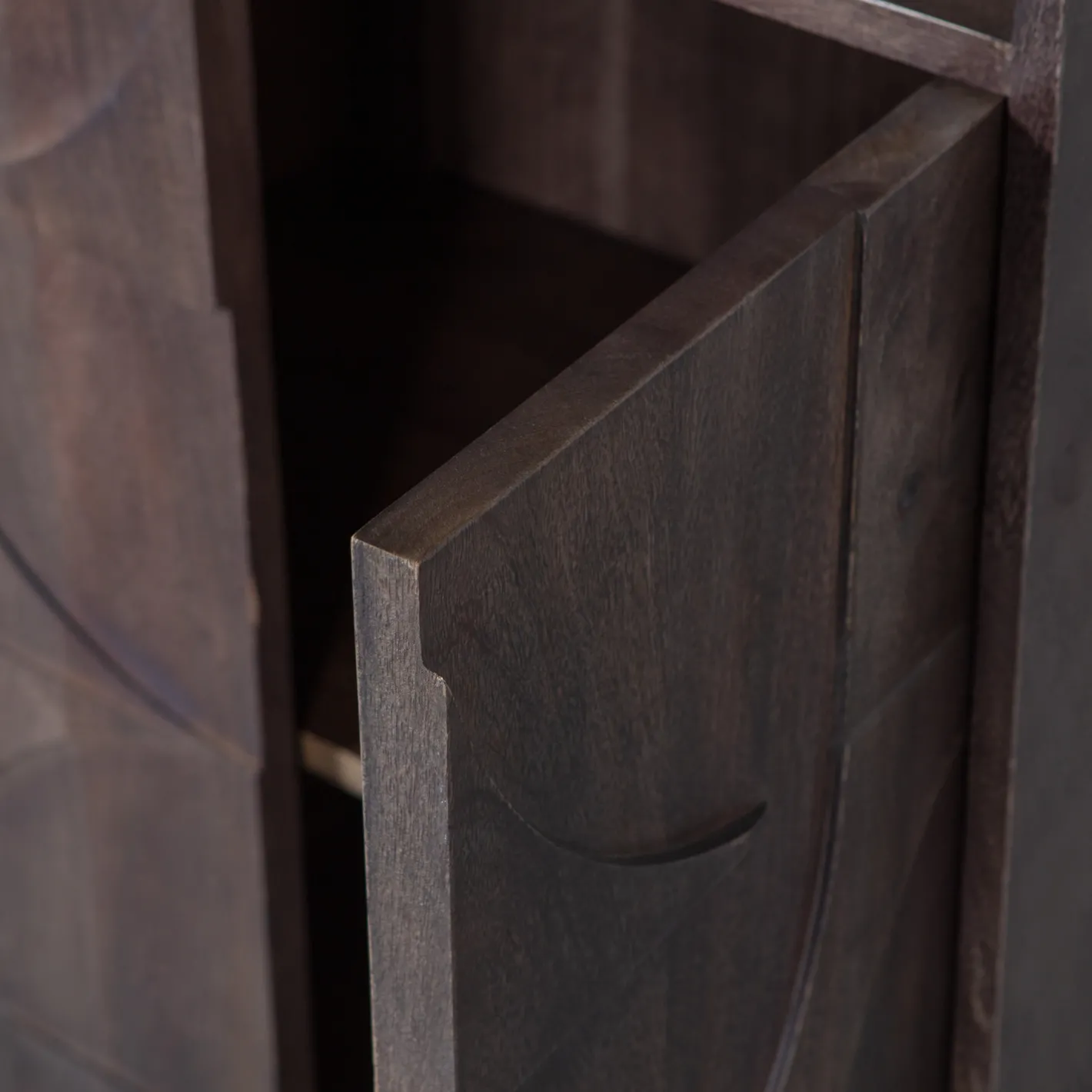 Hot WOOOD Draw Opbergkast Walnut