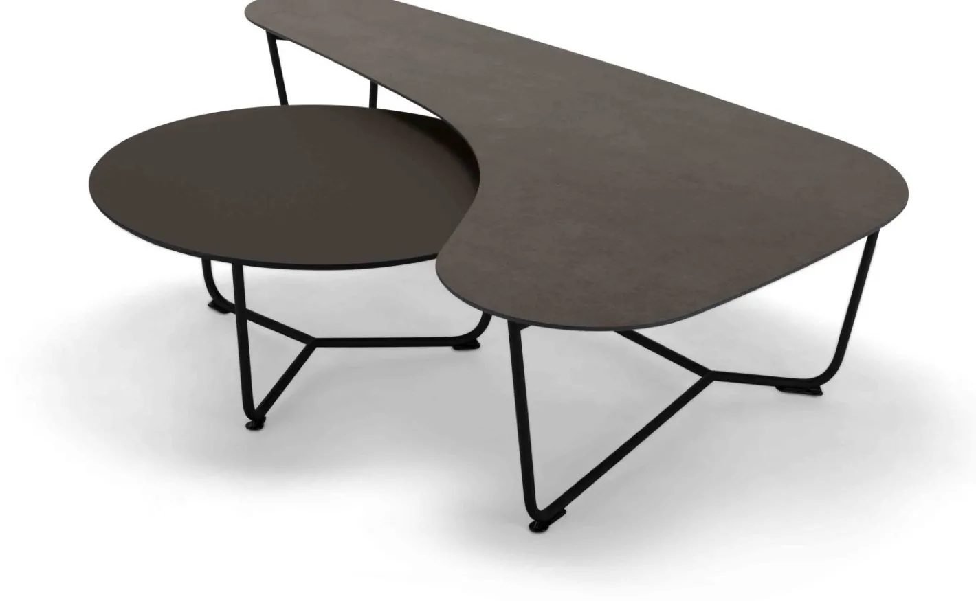 New Harvink Duo Salontafelset Grijs, Bruin